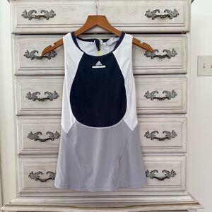 Adidas by Stella McCartney Navy and Gray Tank Top